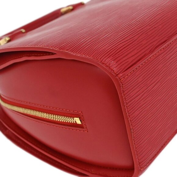 Louis Vuitton Red Epi Pont Neuf Handbag - Picture 4 of 10